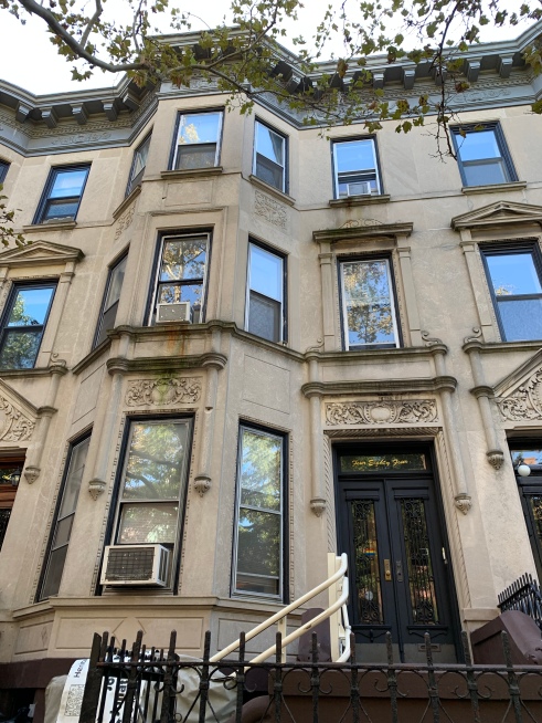 The brownstone building that houses the Lesbian Herstory Archives in Brooklyn