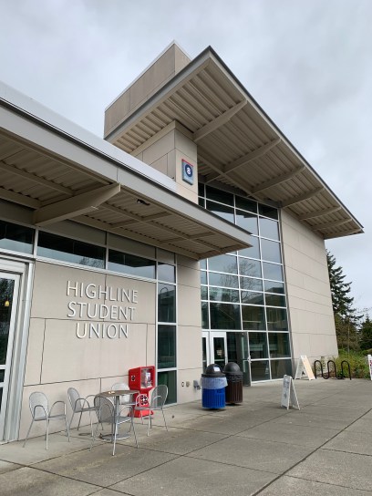 The Highline Student Union building from outside